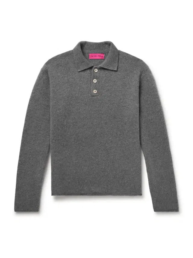 Brushed-Cashmere Polo hirt - Men