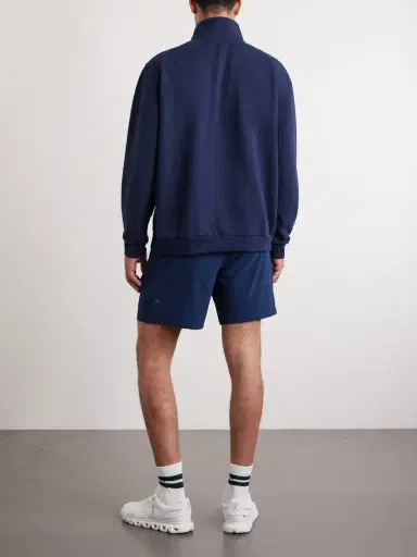 lululemon Steady State Cotton-Blend Jersey Half-Zip Sweatshirt - Men | Thumbnail 4 lululemon Steady State Cotton-Blend Jersey Half-Zip Sweatshirt - Men | Thumbnail 4