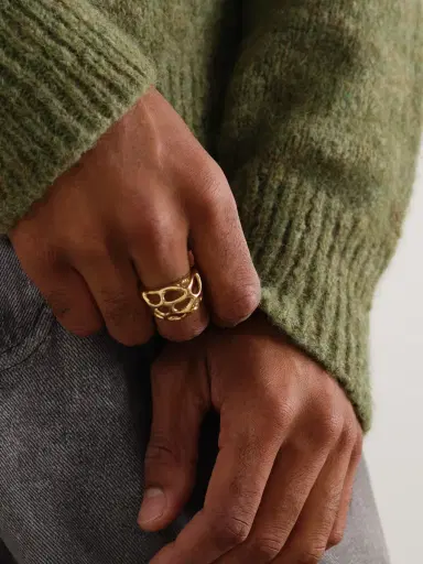 Alex Moss New York Symbiote 14-Karat Gold Ring - Men | Thumbnail 2