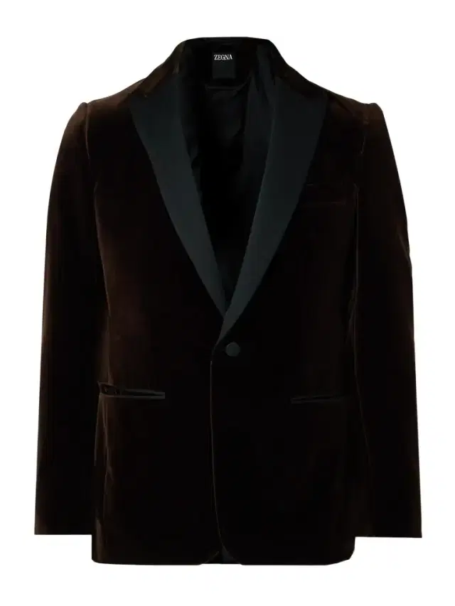 Satin-Trimmed Cotton-Velvet Tuxedo Jacket - Men