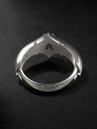 Alex Moss New York Saber 14-Karat White Gold Ruby Ring - Men | Thumbnail 3