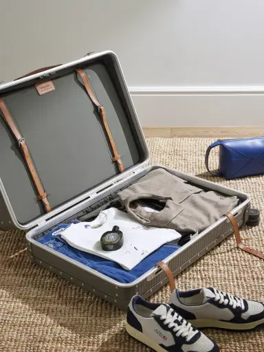 FPM Milano Bank Spinner 76cm Leather-Trimmed Aluminium Suitcase - Men | Thumbnail 2 FPM Milano Bank Spinner 76cm Leather-Trimmed Aluminium Suitcase - Men | Thumbnail 2