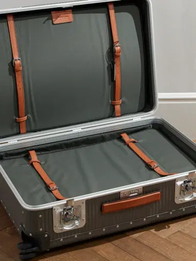 FPM Milano Bank Spinner 76cm Leather-Trimmed Aluminium Suitcase - Men | Thumbnail 3 FPM Milano Bank Spinner 76cm Leather-Trimmed Aluminium Suitcase - Men | Thumbnail 3