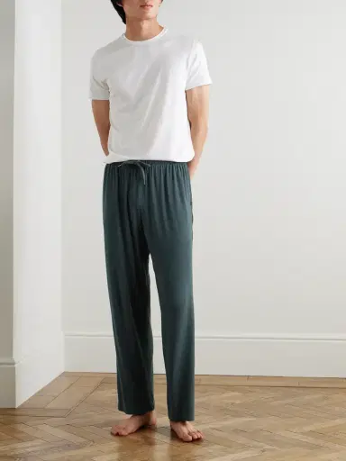 Derek Rose Marlowe Stretch Micro Modal Jersey Pyjama Trousers - Men | Thumbnail 2