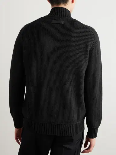 Zegna Ribbed Oasi Cashmere Zip-Up Cardigan - Men | Thumbnail 3 Zegna Ribbed Oasi Cashmere Zip-Up Cardigan - Men | Thumbnail 3