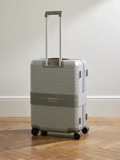 FPM Milano Bank Zip Deluxe 68cm Leather-Trimmed Polycarbonate Spinner Suitcase - Men | Thumbnail 4 FPM Milano Bank Zip Deluxe 68cm Leather-Trimmed Polycarbonate Spinner Suitcase - Men | Thumbnail 4