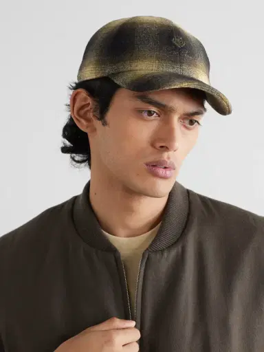 Loro Piana Logo-Embroidered Checked Wool and Cashmere-Blend Flannel Baseball Cap - Men | Thumbnail 2 Loro Piana Logo-Embroidered Checked Wool and Cashmere-Blend Flannel Baseball Cap - Men | Thumbnail 2