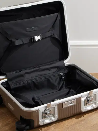 FPM Milano Bank Spinner 55cm Leather and Aluminium-Trimmed Makrolon® Polycarbonate Suitcase - Men | Thumbnail 3 FPM Milano Bank Spinner 55cm Leather and Aluminium-Trimmed Makrolon® Polycarbonate Suitcase - Men | Thumbnail 3