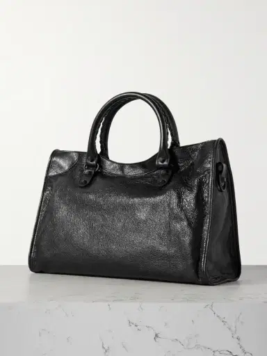 Balenciaga Le City Medium Embellished Textured-leather Tote Bag | Thumbnail 3