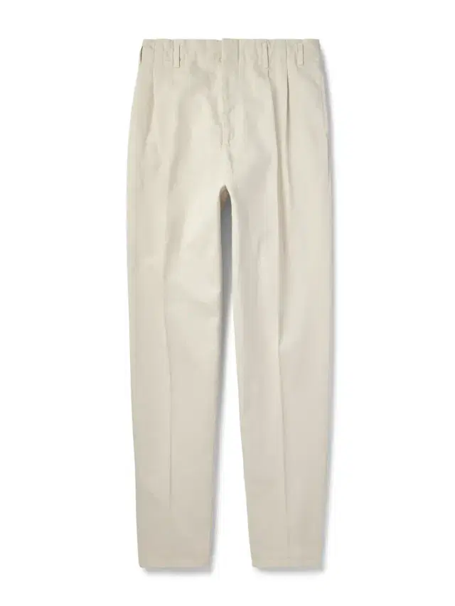 Tapered Pleated Cotton-Gabardine Trousers - Men