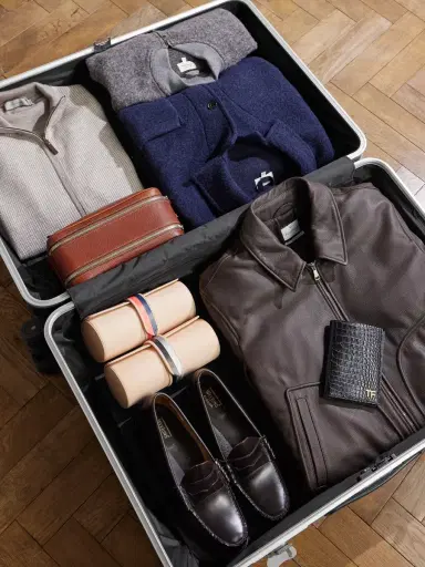 FPM Milano Bank Light L Leather-Trimmed Makrolon® Polycarbonate Spinner Suitcase - Men | Thumbnail 2