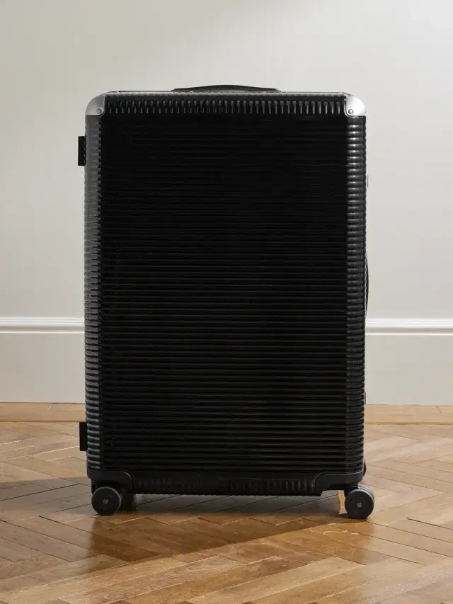 FPM Milano Bank Light L Leather-Trimmed Makrolon® Polycarbonate Spinner Suitcase - Men