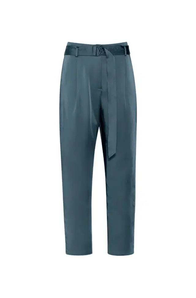 LAPOINTE Satin Belted Cropped Pant