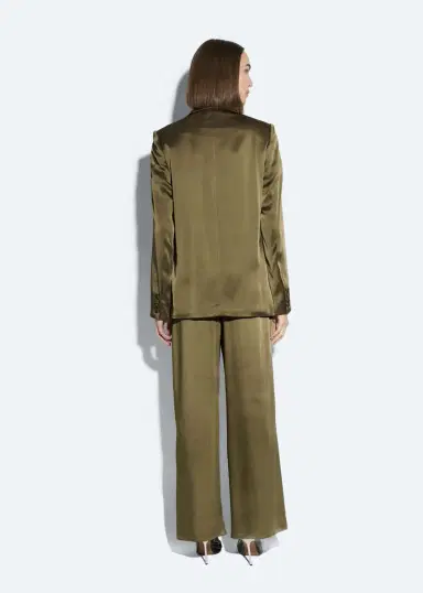 Lapointe Satin Blazer | Thumbnail 2 Lapointe Satin Blazer | Thumbnail 2