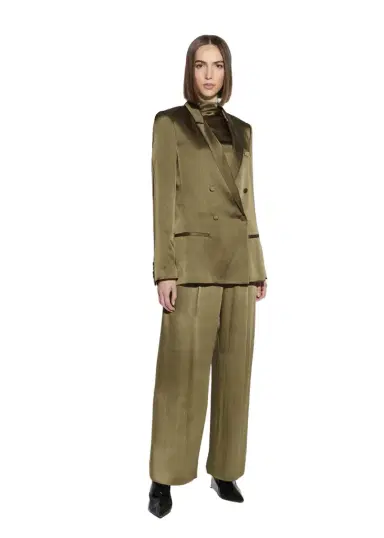 Lapointe Satin Blazer | Thumbnail 1 Lapointe Satin Blazer | Thumbnail 1