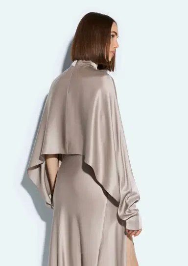 Lapointe Satin Caftan Top | Thumbnail 2 Lapointe Satin Caftan Top | Thumbnail 2