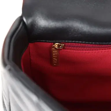Chanel Chanel Medium 19 Flap Bag Black Lambskin Mixed Metal Hardware | Thumbnail 10 Chanel Chanel Medium 19 Flap Bag Black Lambskin Mixed Metal Hardware | Thumbnail 10