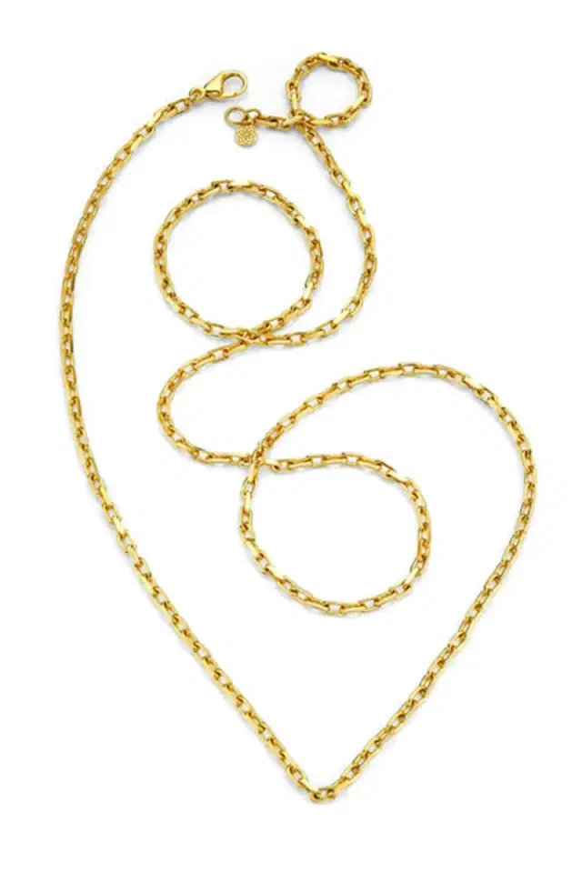 BUDDHA MAMA 14" Diamond Cut Cable Chain