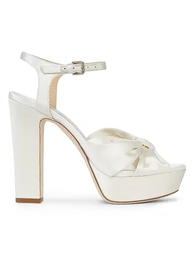Jimmy Choo Women's Heloise 120MM Satin Platform Sandals | Thumbnail 1
