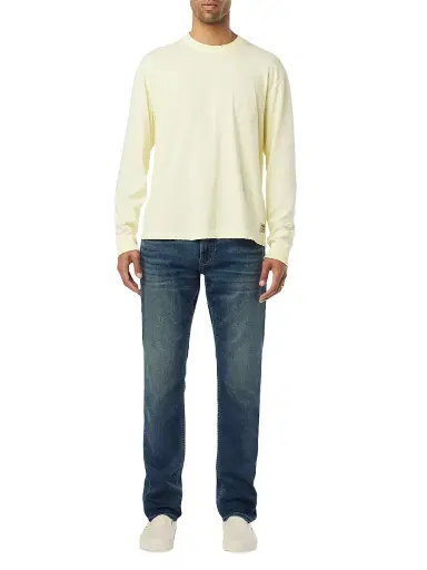 Hudson Jeans Men's Blake Stretch-Cotton-Blend Straight-Leg Jeans - Riptide - Size 40 | Thumbnail 8