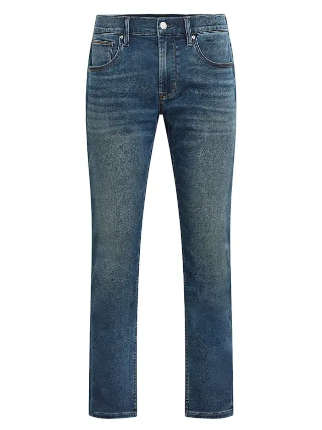 Hudson Jeans Men's Blake Stretch-Cotton-Blend Straight-Leg Jeans - Riptide