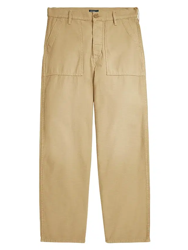 Polo Ralph Lauren Women's Rickey Cotton Sateen Pants - Khaki