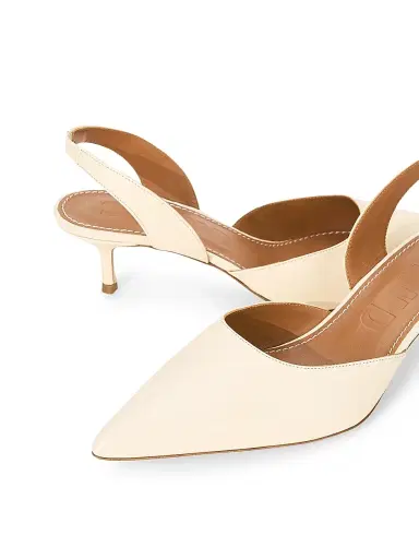 Staud Women's Sebastian 40MM Leather Slingback Pumps | Thumbnail 5 Staud Women's Sebastian 40MM Leather Slingback Pumps | Thumbnail 5
