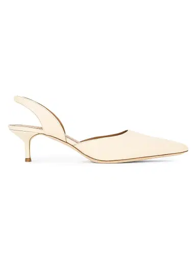 Staud Women's Sebastian 40MM Leather Slingback Pumps | Thumbnail 1 Staud Women's Sebastian 40MM Leather Slingback Pumps | Thumbnail 1