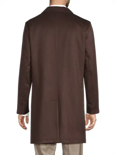 Sartorio Napoli Men's Nylon-Cashmere Reversible Raincoat - Bordeaux - Size 46 | Thumbnail 5