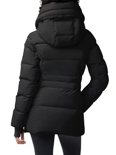 Soia & Kyo Women's June Hooded Down Coat - Black - Size XS | Thumbnail 5