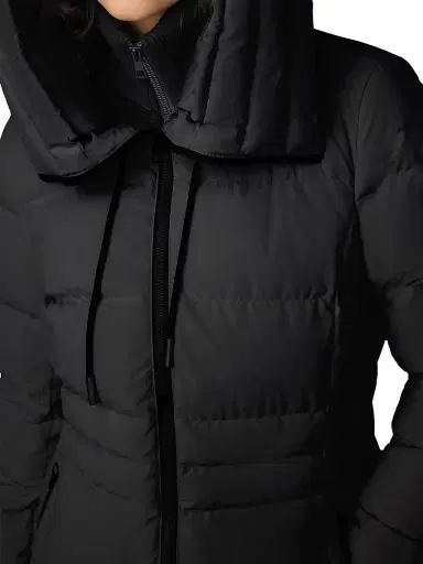 Soia & Kyo Women's June Hooded Down Coat - Black - Size XS | Thumbnail 6