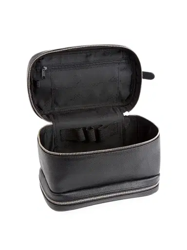 Royce New York Women's Makeup Bag Leather Train Case | Thumbnail 4