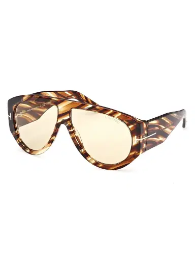 TOM FORD Men's 61MM Aviator Sunglasses - Havana Yellow | Thumbnail 2 TOM FORD Men's 61MM Aviator Sunglasses - Havana Yellow | Thumbnail 2