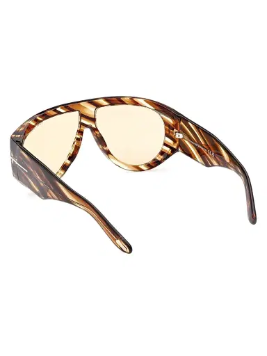 TOM FORD Men's 61MM Aviator Sunglasses - Havana Yellow | Thumbnail 4 TOM FORD Men's 61MM Aviator Sunglasses - Havana Yellow | Thumbnail 4