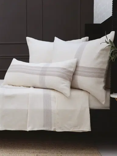 Pom Pom at Home Geneva Pillow with Insert - Ivory Taupe - Size 14 x 40 | Thumbnail 5 Pom Pom at Home Geneva Pillow with Insert - Ivory Taupe - Size 14 x 40 | Thumbnail 5
