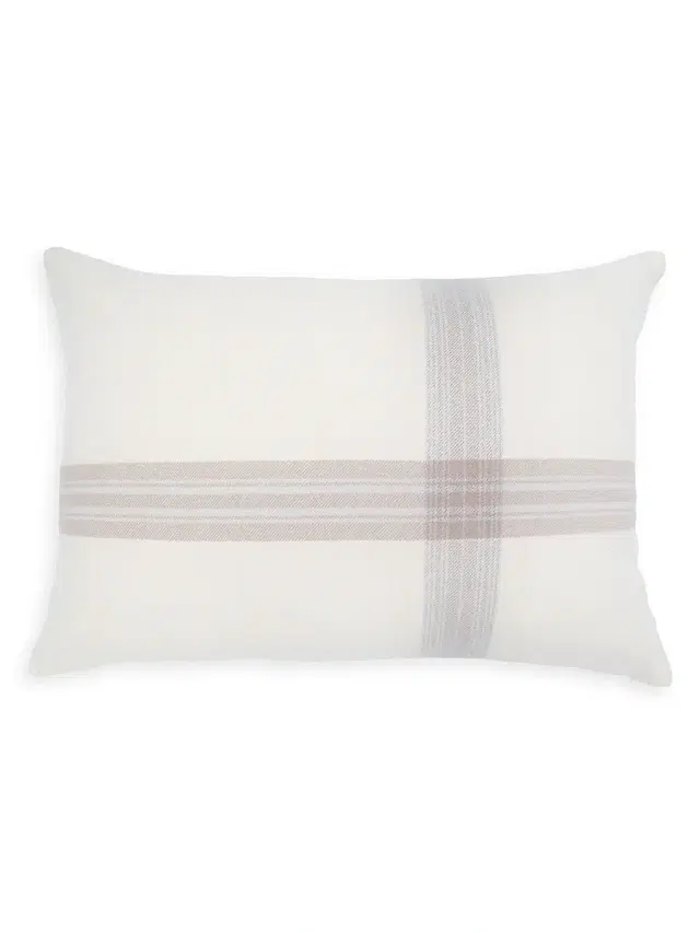 Pom Pom at Home Geneva Pillow with Insert -  Taupe 14 x 40