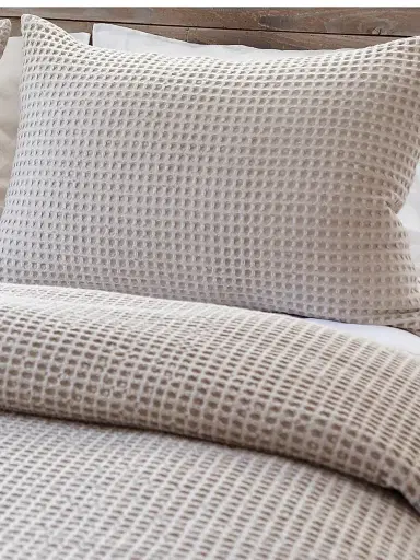 Pom Pom at Home Zuma Waffle Blanket - Natural - Size Queen | Thumbnail 3 Pom Pom at Home Zuma Waffle Blanket - Natural - Size Queen | Thumbnail 3