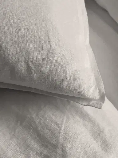 Pom Pom at Home Parker Bamboo Duvet Cover & Sham Collection - Flax - Size Twin | Thumbnail 6