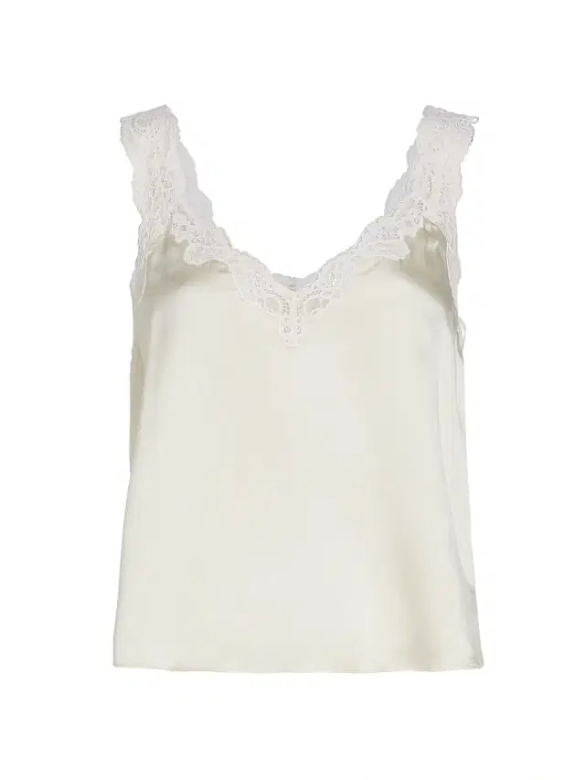 Cami NYC Women's Fernanda Lace-Trim Silk Camisole - Macadamia