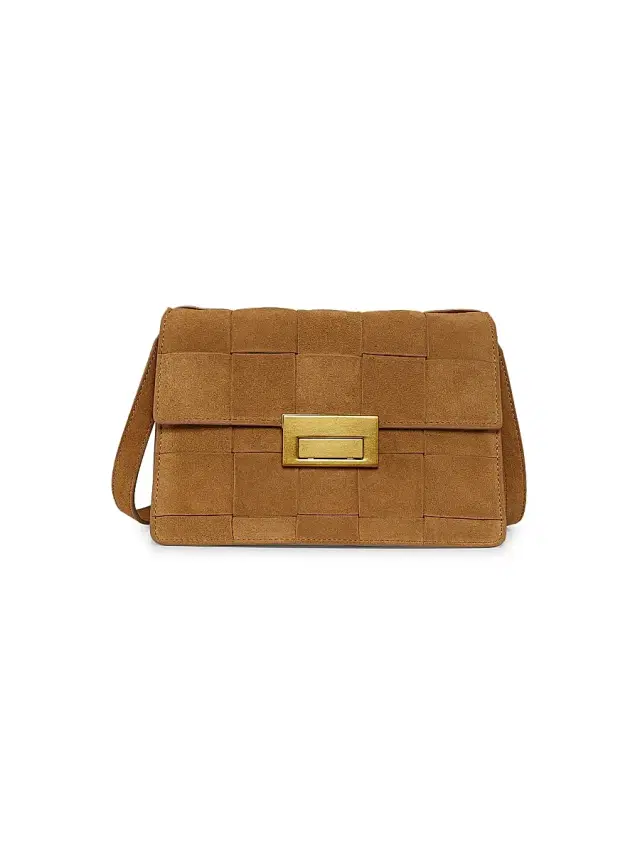 Loeffler Randall Women's Delphine Leather Clutch