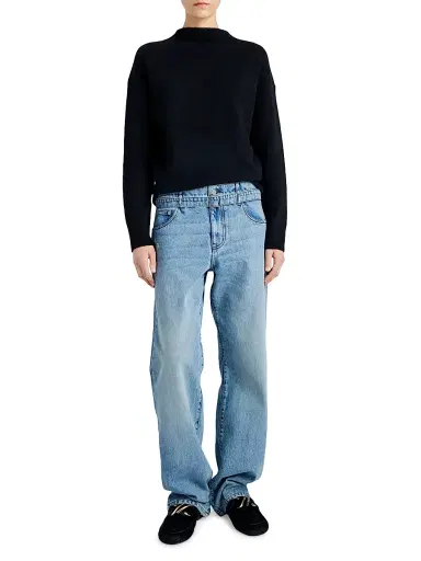 Proenza Schouler Women's Ellsworth Straight-Leg Jeans - Classic Wash | Thumbnail 2 Proenza Schouler Women's Ellsworth Straight-Leg Jeans - Classic Wash | Thumbnail 2