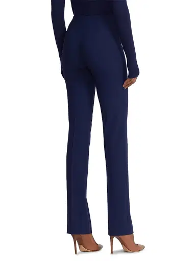 Ralph Lauren Collection Women's Alandra Stretch-Wool Pants - Navy | Thumbnail 5 Ralph Lauren Collection Women's Alandra Stretch-Wool Pants - Navy | Thumbnail 5