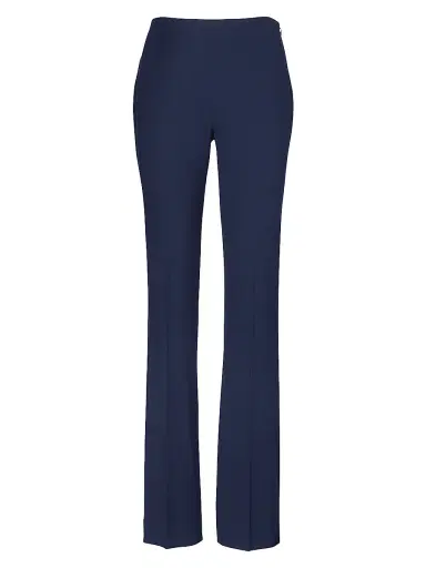 Ralph Lauren Collection Women's Alandra Stretch-Wool Pants - Navy | Thumbnail 1 Ralph Lauren Collection Women's Alandra Stretch-Wool Pants - Navy | Thumbnail 1