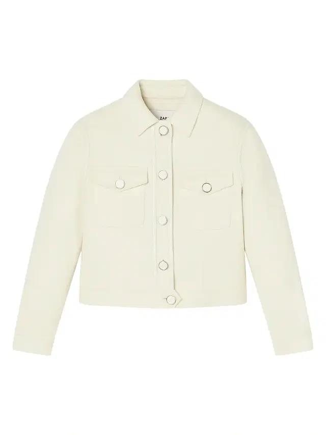 Zapa Women's Vailly Wool Trucker Jacket - Ecru