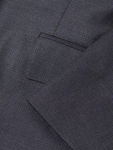 Canali Men's Wool Single-Breasted Suit - Dark Grey | Thumbnail 6