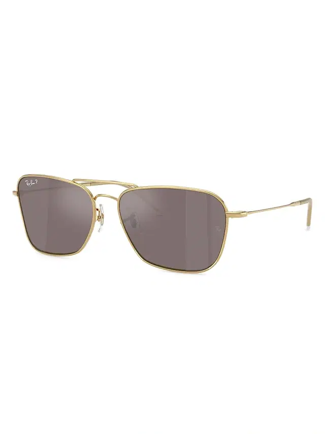 Ray-Ban Women's 0RBR0102S 58MM Caravan Aviator Sunglasses - Mauve Rose Gold