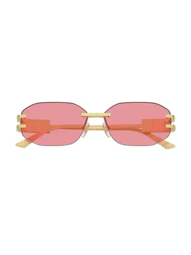 Versace Women's Damier Plaque 58MM Oval Sunglasses | Thumbnail 5