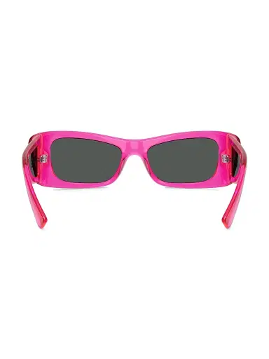 Versace Women's Lens Logo Pillow 54MM Sunglasses - Fuschia Grey | Thumbnail 4 Versace Women's Lens Logo Pillow 54MM Sunglasses - Fuschia Grey | Thumbnail 4
