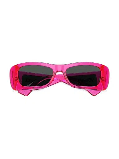 Versace Women's Lens Logo Pillow 54MM Sunglasses - Fuschia Grey | Thumbnail 5 Versace Women's Lens Logo Pillow 54MM Sunglasses - Fuschia Grey | Thumbnail 5