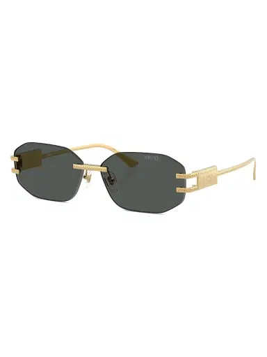 Versace Men's 58MM Oval Sunglasses | Thumbnail 1